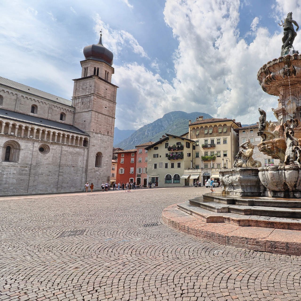 Piazza Duomo in Trento, Italy
